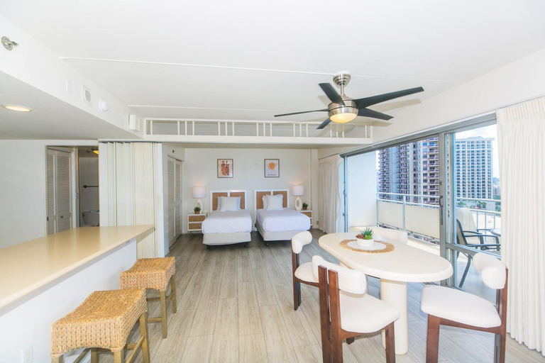 Others 3, Two Bedroom Condo Overlooking Ala Wai Boat Harbor Unit 1744, Honolulu