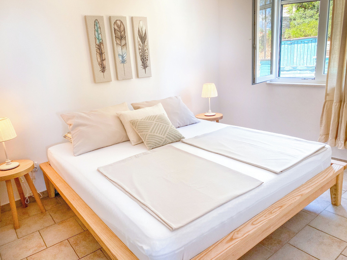 Bedroom 2, Eco Apartments Sunshine with heated pool, Lumbarda