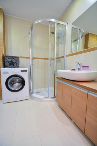 Bathroom 1, Apartamenty na Wyspie - Villa Pegaz - Parking, Świnoujście