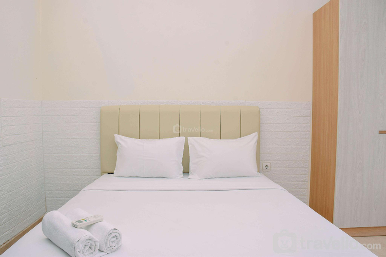 Bedroom 1, Fancy and Nice Studio at Menteng Park By Travelio, Central Jakarta