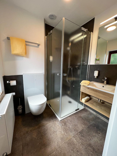 Bathroom 3, Deutsches Haus Hotel Restaurant Gastwirtschaft Biergarten am Radweg Bermuthshain, Vogelsbergkreis