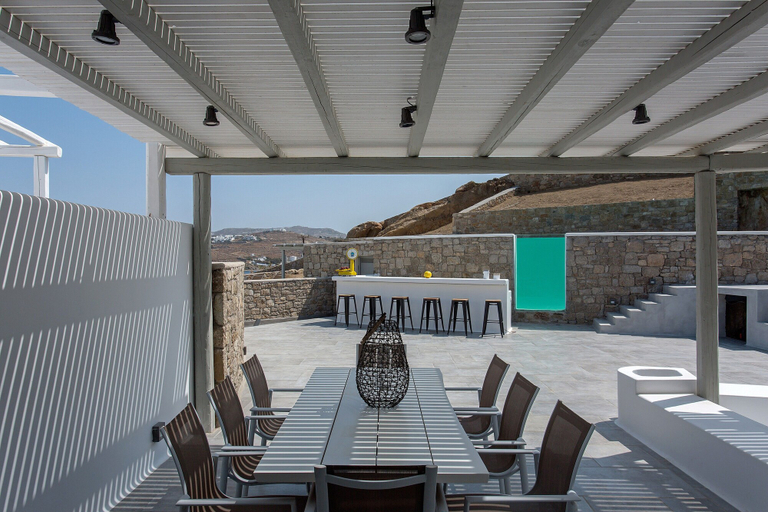 Food & Drinks 5, Villa Sapphire 6BR Hot Tub & Pool Ornos, South Aegean