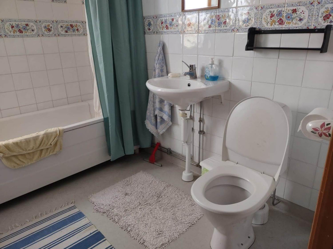 Bathroom, Swedish Paradise Garden & Lake BED & BREAKFAST, Strömsund