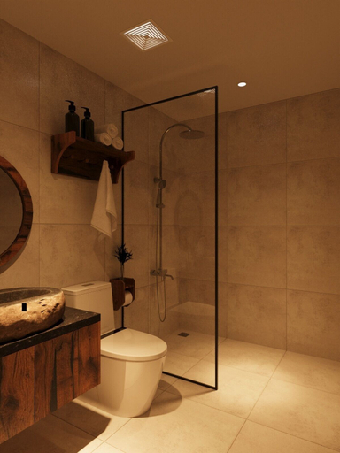 Bathroom, HOME KEY Residence in Center, Hoàn Kiếm