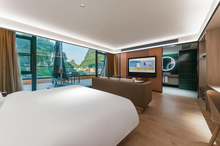 Bedroom 2, Orange Hotel Guilin Yangshuo West Street Branch, Guilin