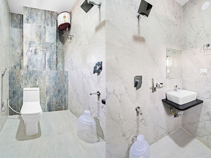 Bathroom 5, Hotel Sky Land, Khammam
