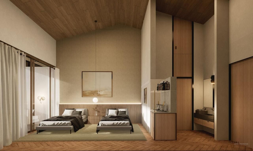 Bedroom 2, Hotel La Finca, Emiliano Zapata
