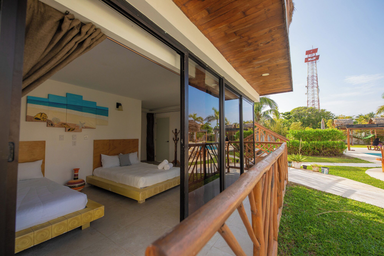 Bedroom 3, Kabañas & Beach Club Ojo de Agua, Benito Juárez