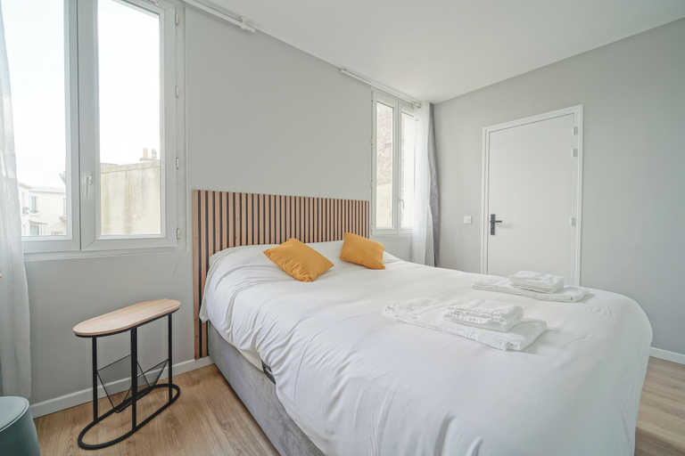 Bedroom 4, Hôtel Trianon Saint Ouen, Seine-Saint-Denis