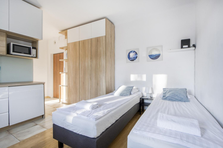 Bedroom, Labo Apartment - apartamenty Solidarnosci, Warsaw