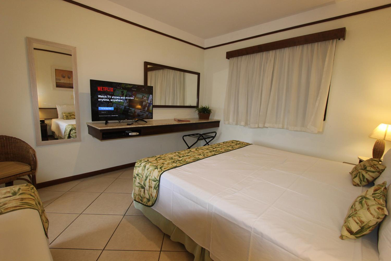 Bedroom, Hotel Ilhas do Caribe - Na melhor regiao da Praia da Enseada, Guarujá