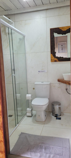 Bathroom 2, Hospedagem Pe de Serra, Botucatu