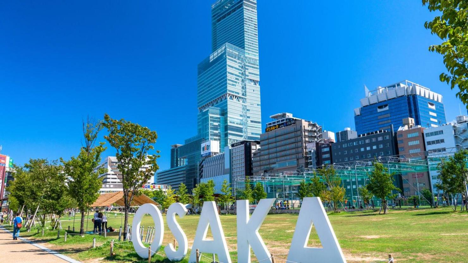 Osaka Blue house I大阪青の舍 I床品只使用一次 I步行8分钟内4站可达, Osaka