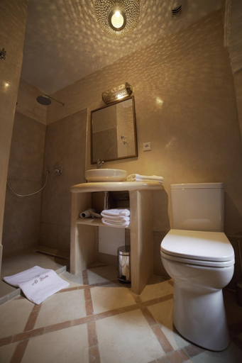 Bathroom 3, Riad Al Bahi, Rabat
