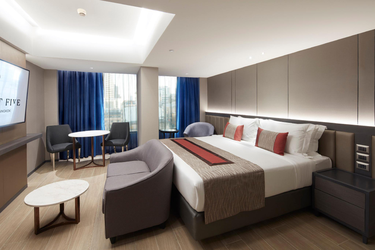 Bedroom 3, Grace At Five by Grace Hotel Bangkok, Wattana