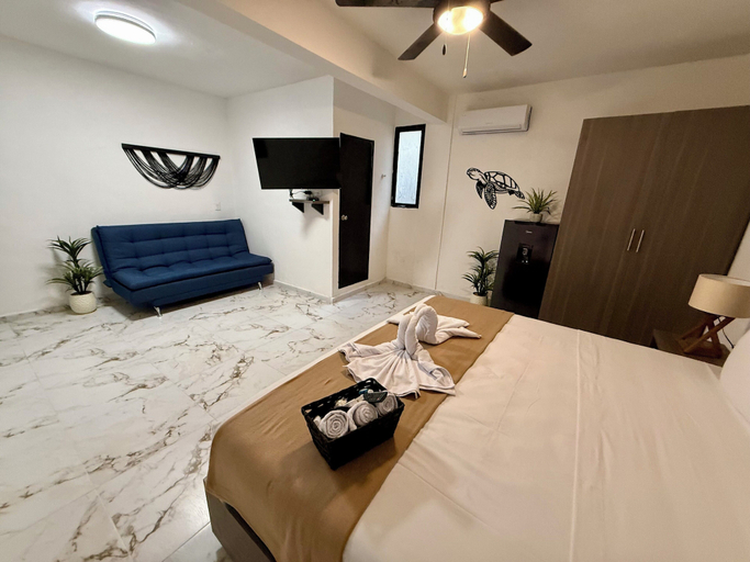 Bedroom 2, Coco Azul Hotel Boutique, Cozumel