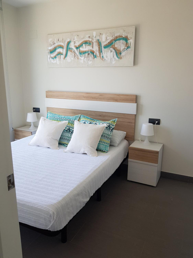 Bedroom 2, ATICO AQUA PENISCOLA, 2ª Linea de Playa, Parking y Piscina, Castellón