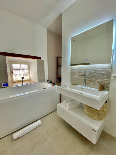 Bathroom 4, La Maison des Vendangeurs - TABLE D'HOTES le soir du jeudi au dimanche- Jacuzzi - Balneo SPA - ACCES, Gard