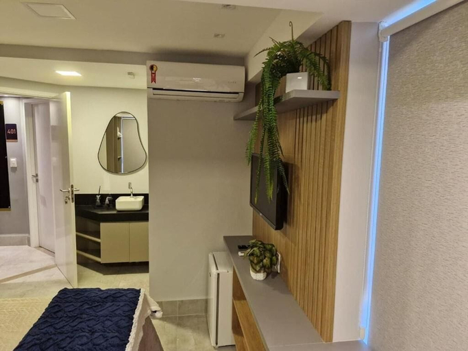 Bedroom 3, Melhores Flats- Privilégio a 100m do mar, João Pessoa