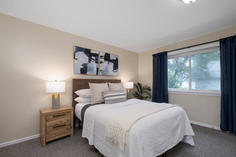 Bedroom 3, Chic Remodeled Retreat Near Emu: Easy Commute 2 Bedroom Apts, Washtenaw