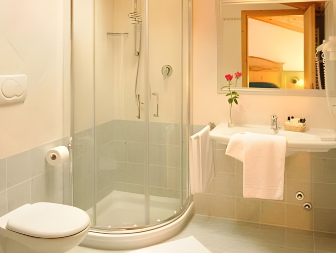 Bathroom 4, Hotel Garni La Soldanella, Trento