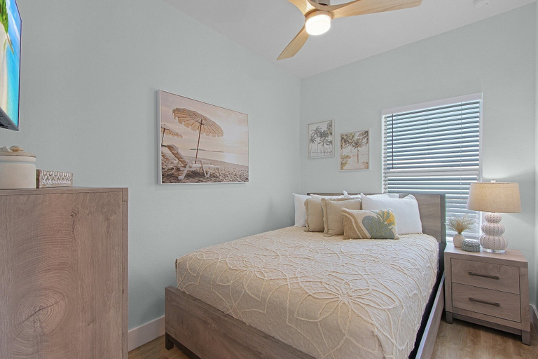 Bedroom 3, Coconut Sunsets A & B on Estero Blvd, 7 Bedroom Hom by RedAwning, Lee