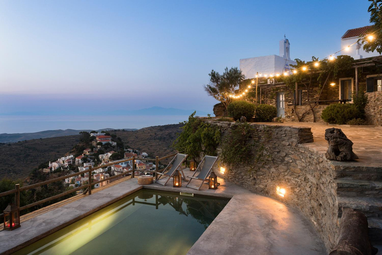 Exterior & Views 1, Villa Lefkothea with Sea View & Private Pool - 250m2 in Ioulida, Kea (Tzia), South Aegean