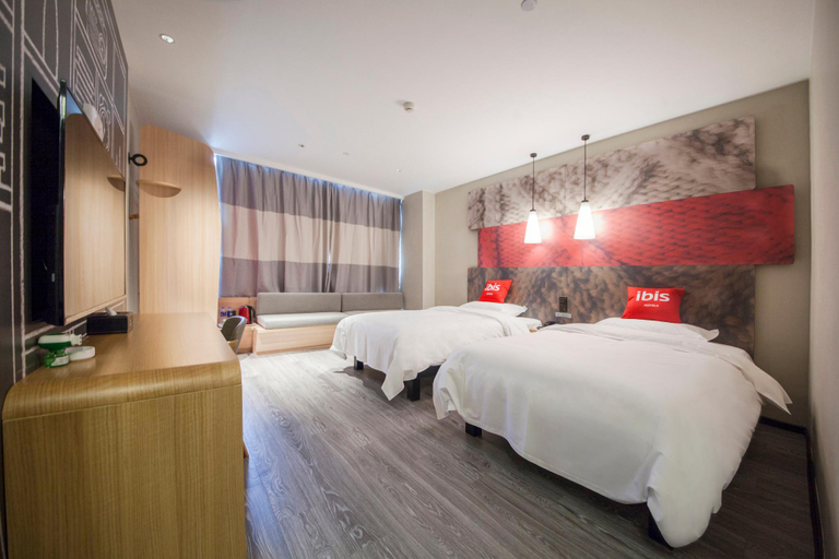 Bedroom 2, Yibien Hotel (Nantong Jingyang Plaza), Nantong