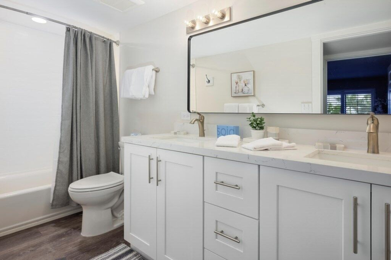 Bathroom, Pelicans Roost 205 2 Bedroom Condo by RedAwning, Lee