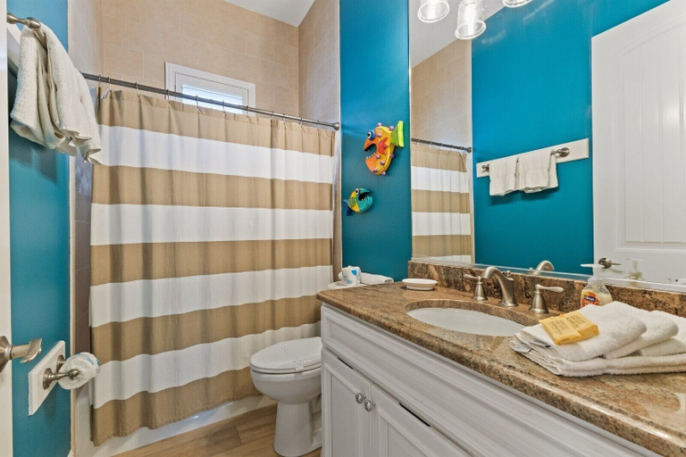 Bathroom, Splash Of Lime 3 Bedroom Home by RedAwning, Manatee