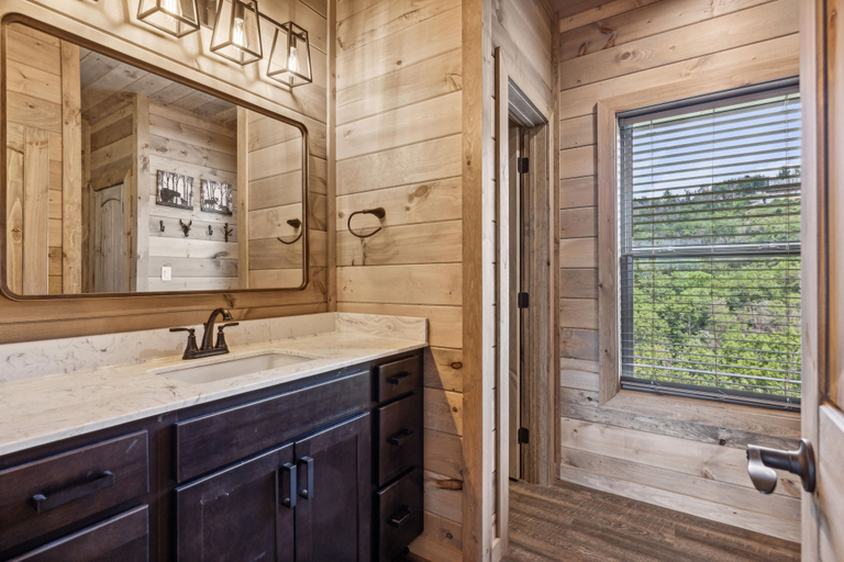 Bathroom 4, Hatcher Mountain Hideaway 2 Bedroom Cabin by RedAwning, Sevier
