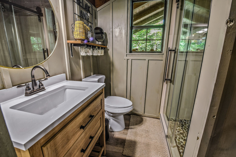 Bathroom 4, Light'n Bug Bungalow 1 Bedroom Cabin by RedAwning, Blount