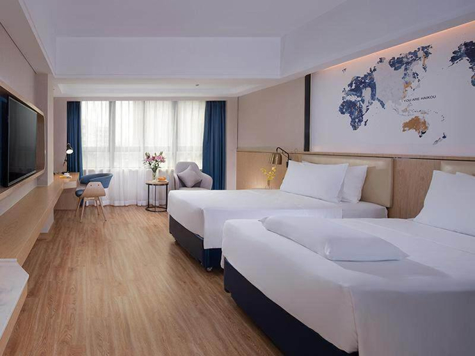 Bedroom 2, Kyriad Marvelous Hotel Haikou Bonded Area, Haikou
