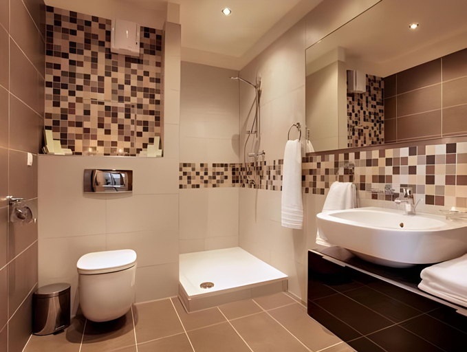 Bathroom 2, Hotel Bystra, Brezno