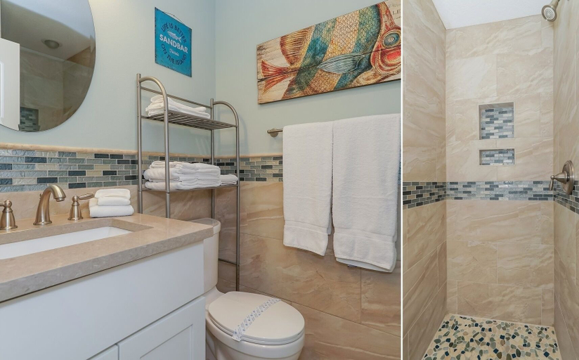 Bathroom, Waters Edge 110n 2 Bedroom Condo by RedAwning, Manatee