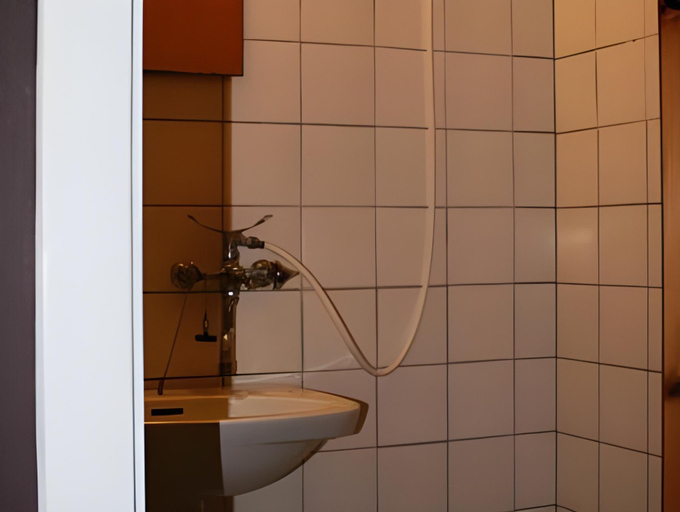 Bathroom 3, Emmaus Hostel, Faxe