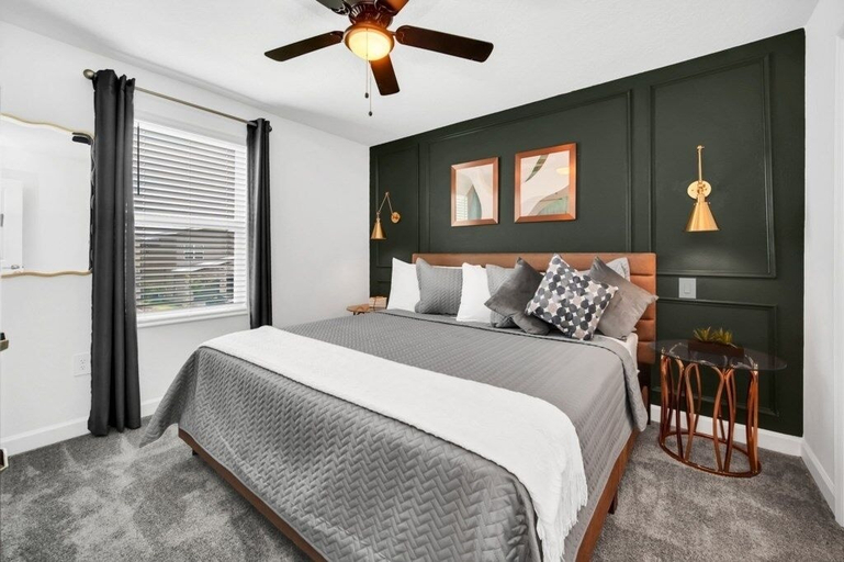 Bedroom 2, Magnificent Star Wars & Designed Rooms Pool & Spa! 7 Bedroom Villa, Osceola