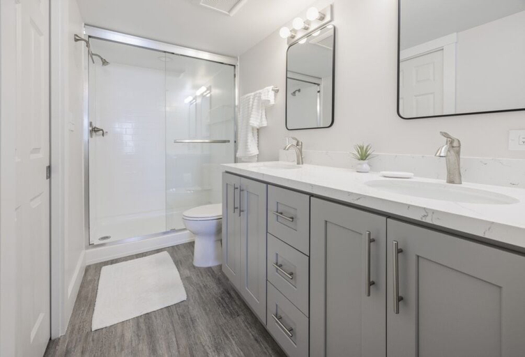 Bathroom, Pelicans Roost 203 2 Bedroom Condo by RedAwning, Lee