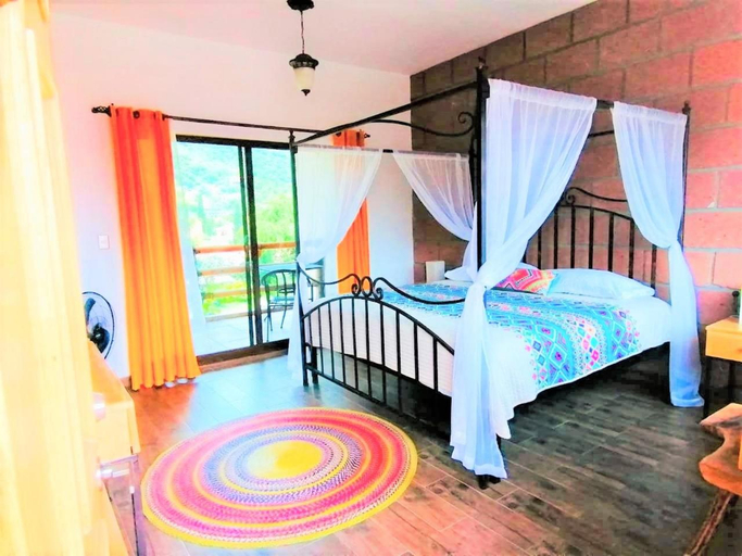 Bedroom 2, Hotel Boutique Jardin de Flores, Tlayacapan