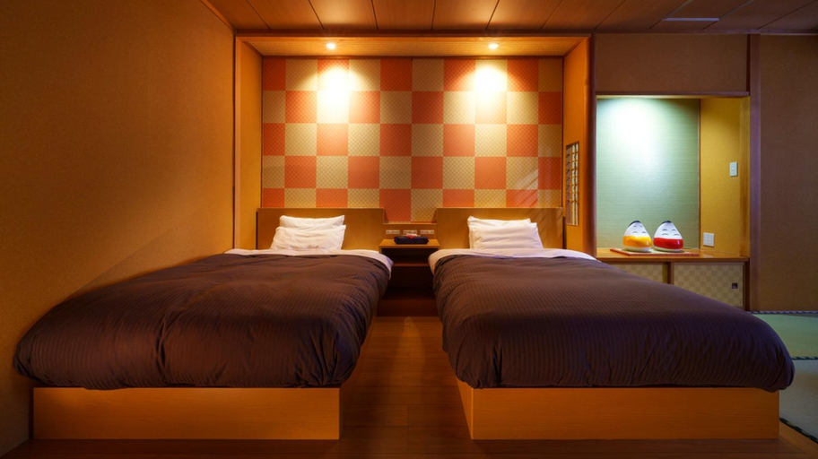 Bedroom 2, Ashinomaki Grand Hotel, Aizuwakamatsu