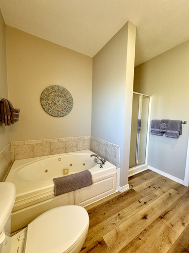 Bathroom 4, Walk-in level Vacation Condo B-6 Near Lake by RedAwning, Taney