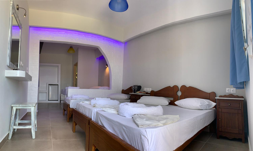 Bedroom 2, A1 Princess Sissy Hotel, South Aegean