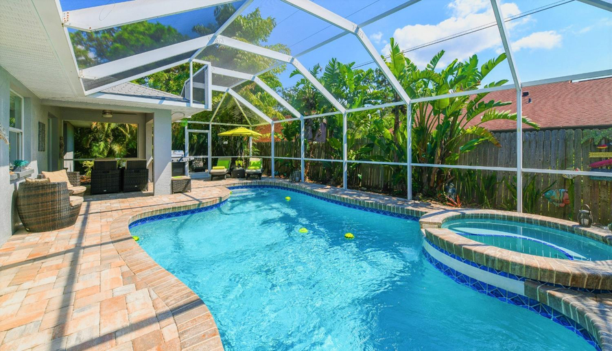 Sport & Beauty 2, Contemporary Pool Villa I - Pool & Jacuzzi - Nearby Beach, Sarasota