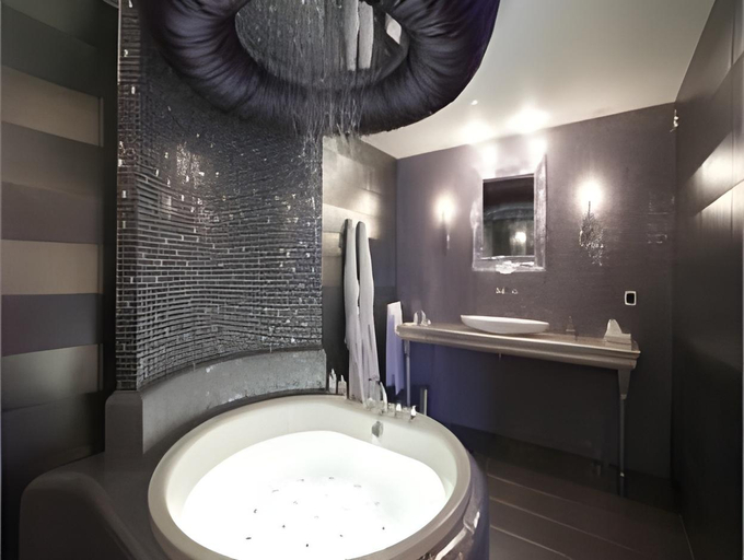 Bathroom 4, Hotel Heer Hugo, Heerhugowaard