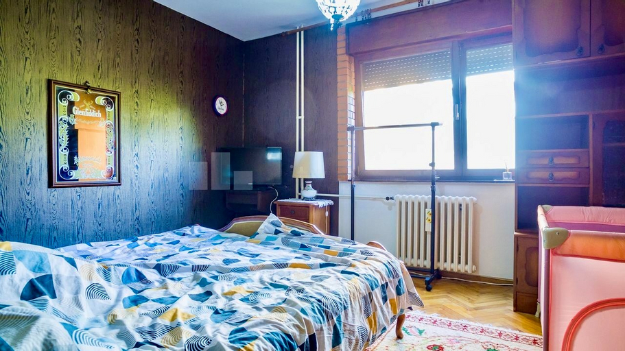 Bedroom 1, 105 m2 Apartment in a Diplomatic Area, Belgrade
