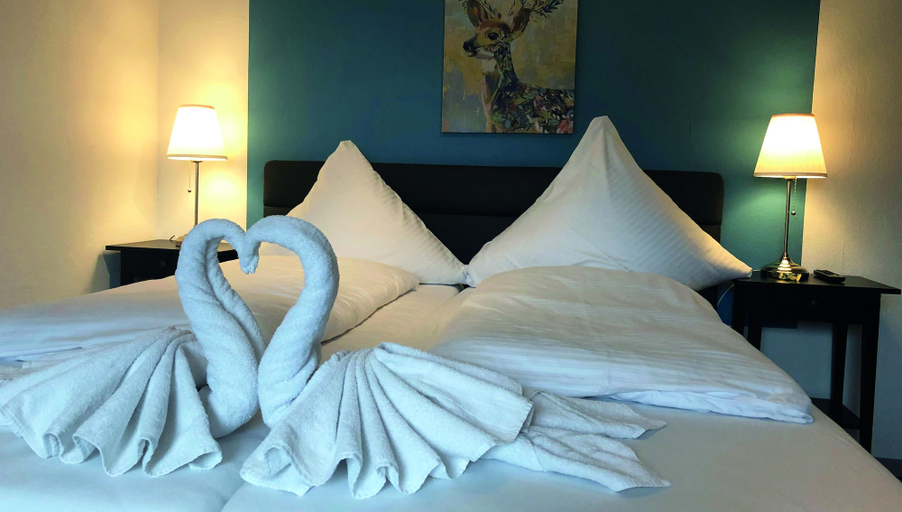 Bedroom 2, Hotel zum Deich, Wesel