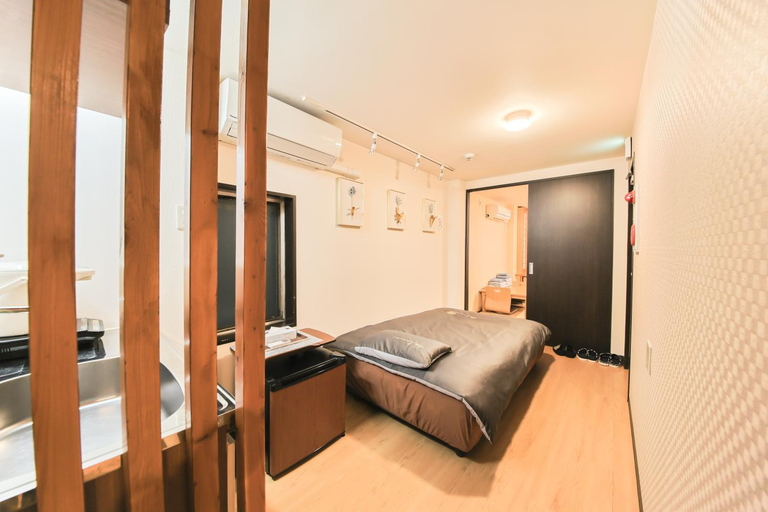 Bedroom 3, Sakuranomiya Hotel-Self Service, Osaka