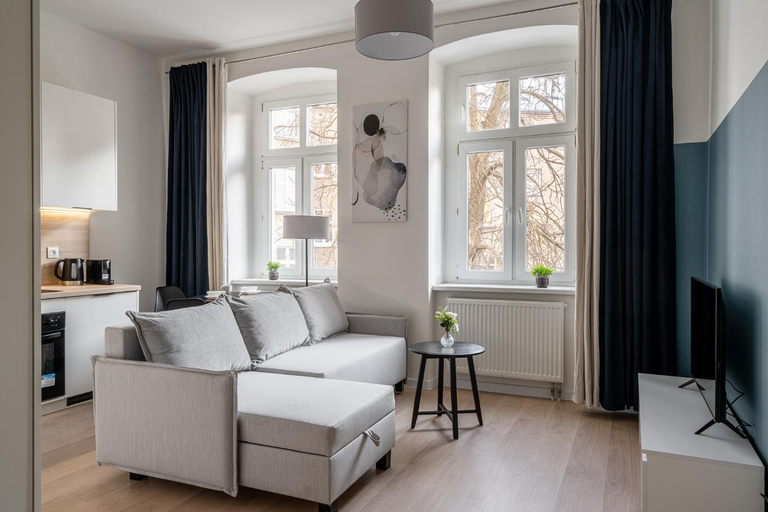 Bedroom, RentPlanet - Apartamenty Srodmiescie, Środa Śląska