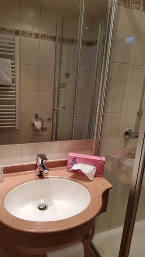Bathroom, Hotel-Cafe 3 Kronen, Schwandorf