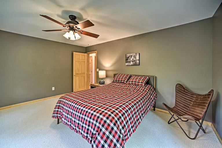 Bedroom 2, Rustic North Creek Getaway about 4 Mi to Gore Mtn!, Warren